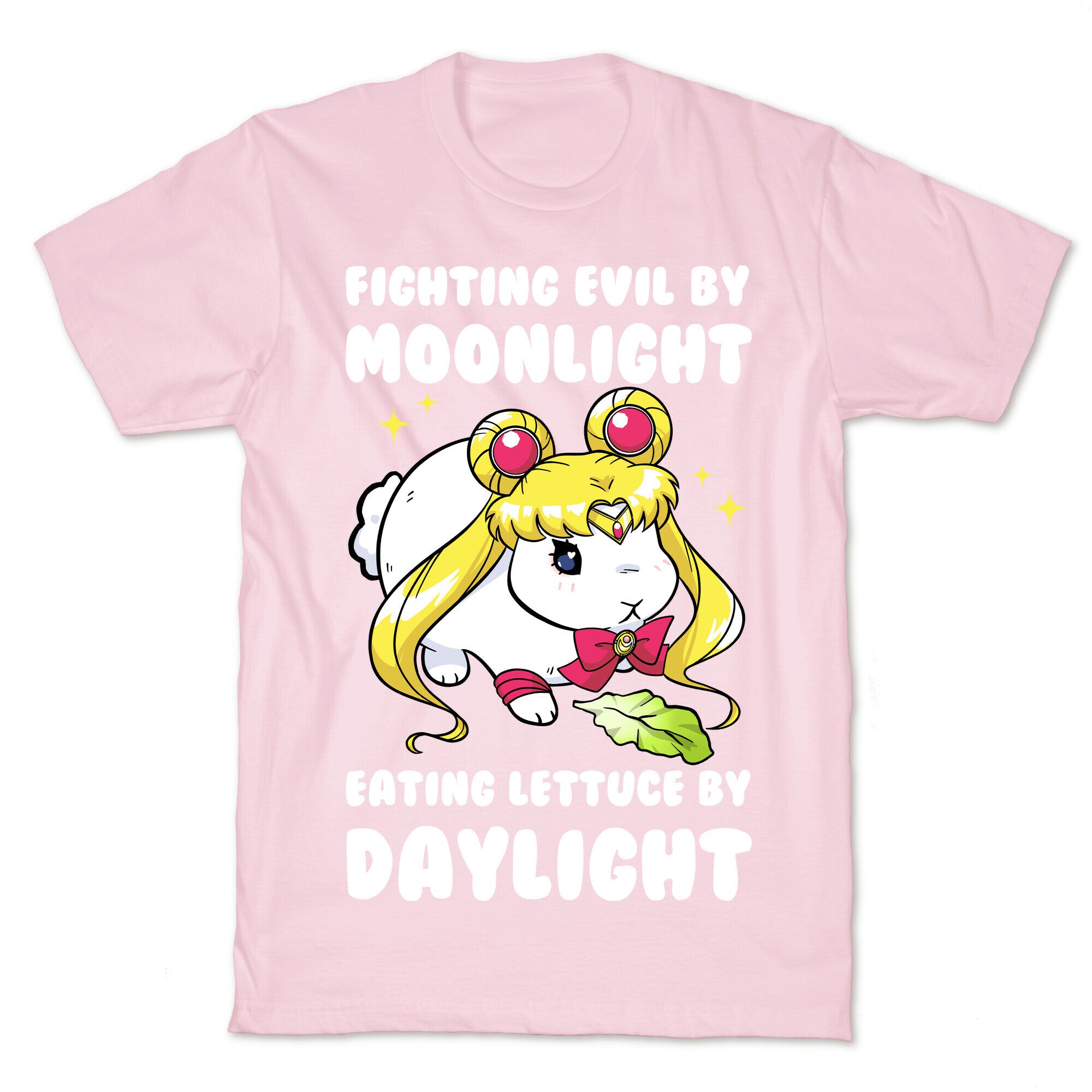 Fighting Evil By Moonlight Eating Lettuce By Daylight T-Shirt
