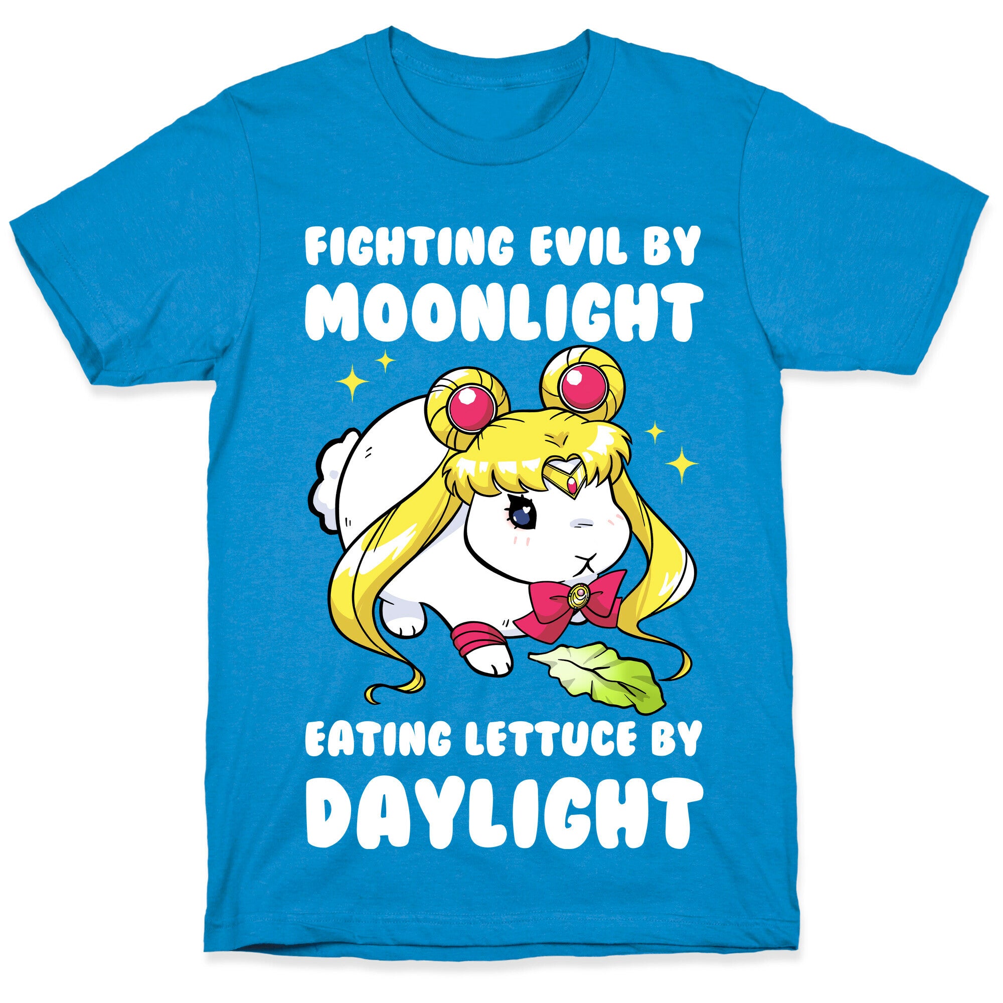 Fighting Evil By Moonlight Eating Lettuce By Daylight T-Shirt