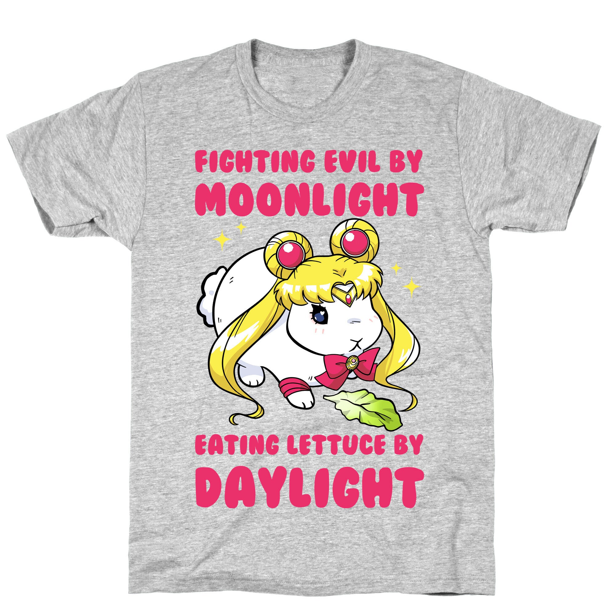 Fighting Evil By Moonlight Eating Lettuce By Daylight T-Shirt