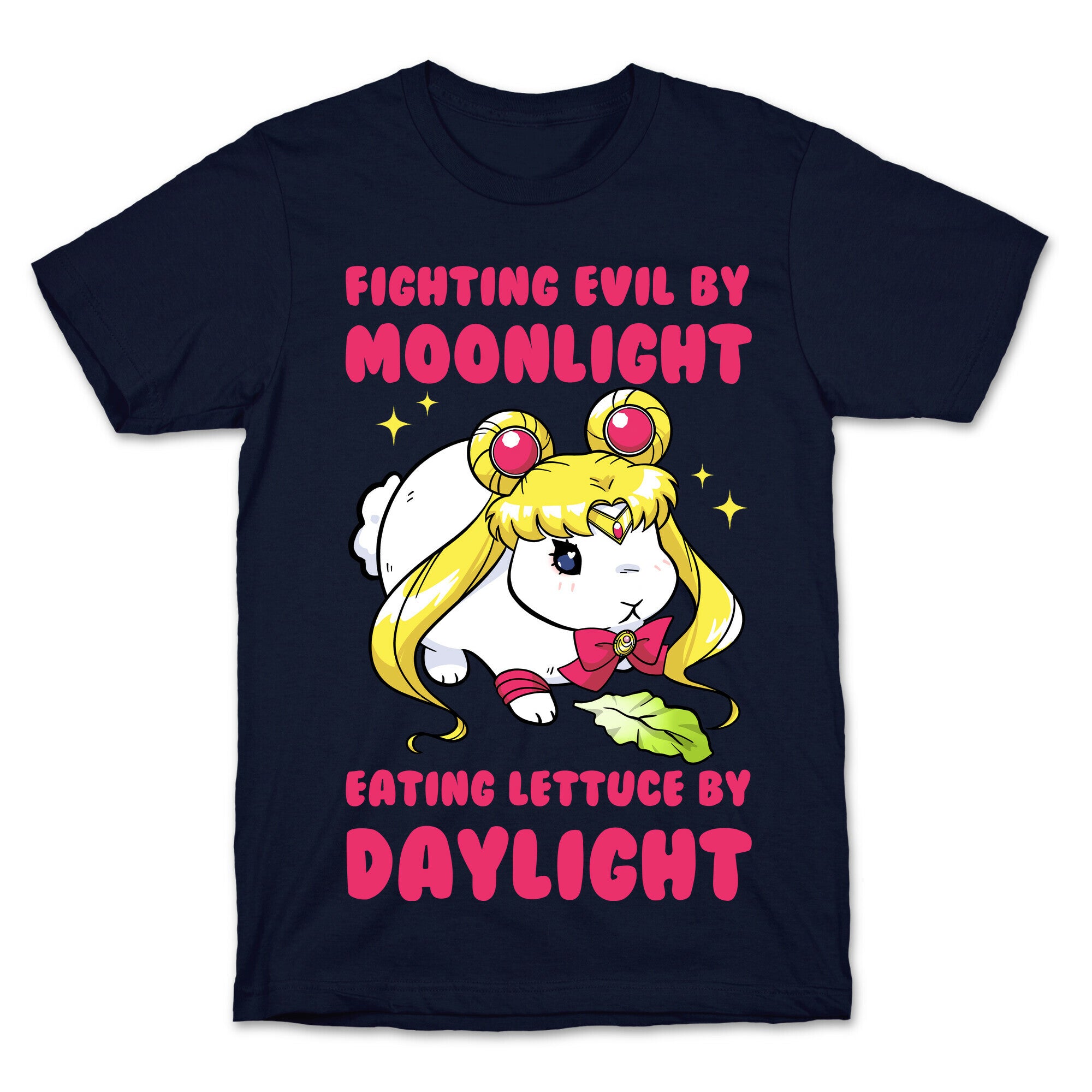 Fighting Evil By Moonlight Eating Lettuce By Daylight T-Shirt