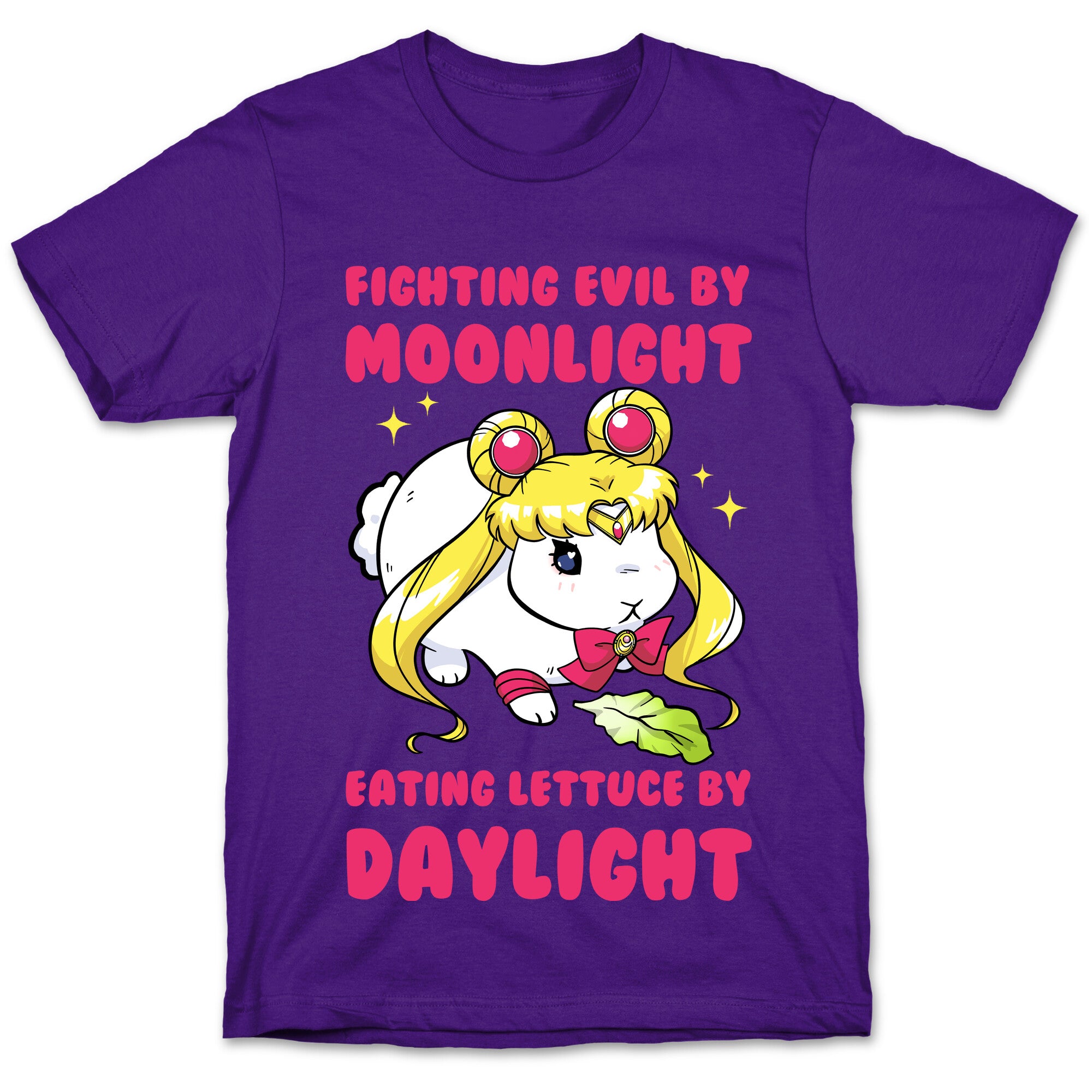 Fighting Evil By Moonlight Eating Lettuce By Daylight T-Shirt