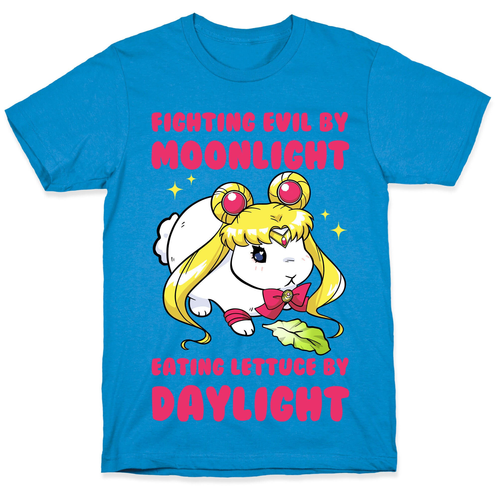 Fighting Evil By Moonlight Eating Lettuce By Daylight T-Shirt
