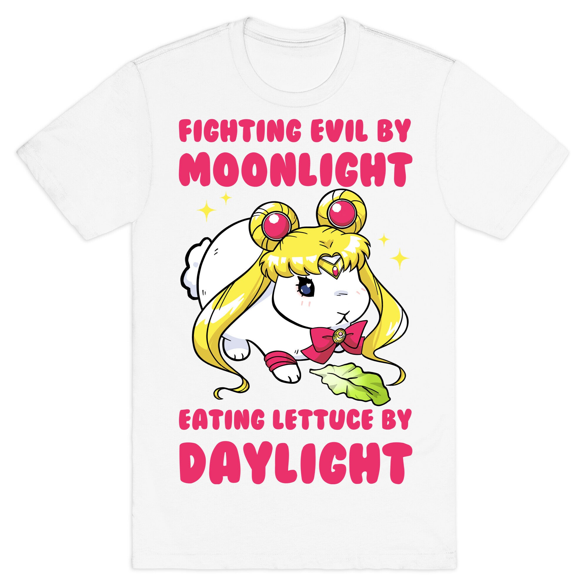 Fighting Evil By Moonlight Eating Lettuce By Daylight T-Shirt