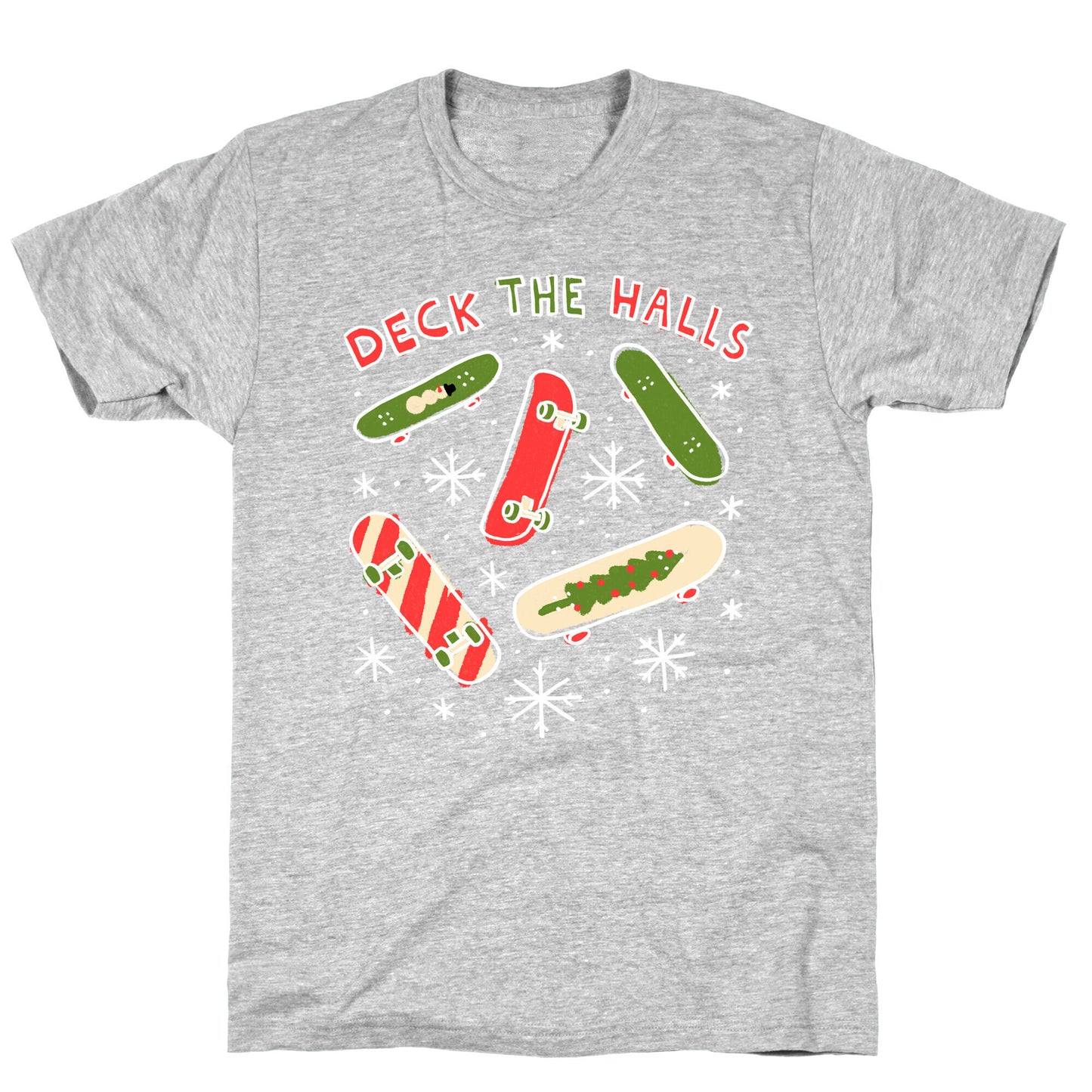 Deck The Halls Skateboarding T-Shirt