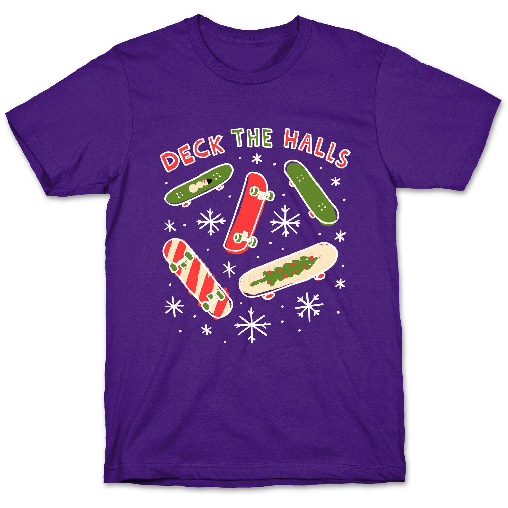 Deck The Halls Skateboarding T-Shirt