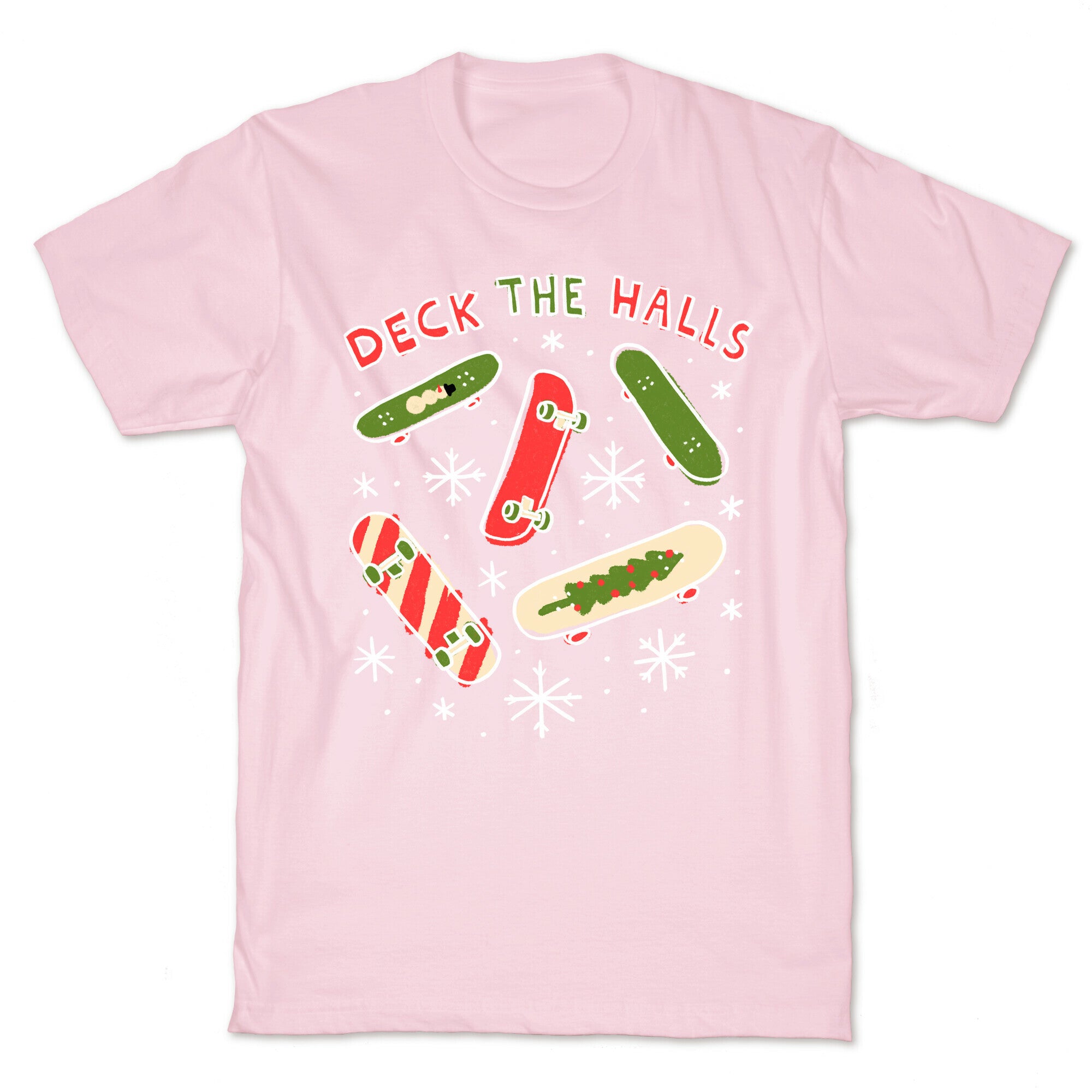 Deck The Halls Skateboarding T-Shirt
