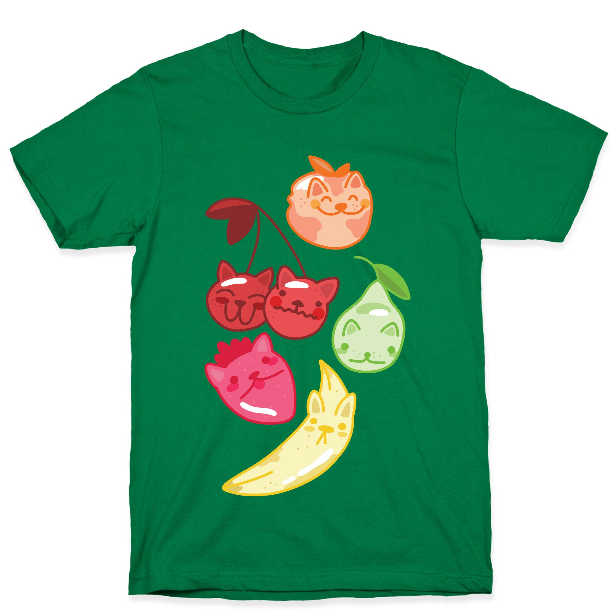 Kawaii Fruit Kitties T-Shirt