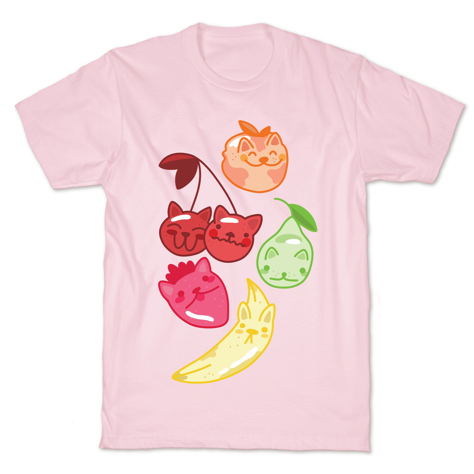 Kawaii Fruit Kitties T-Shirt