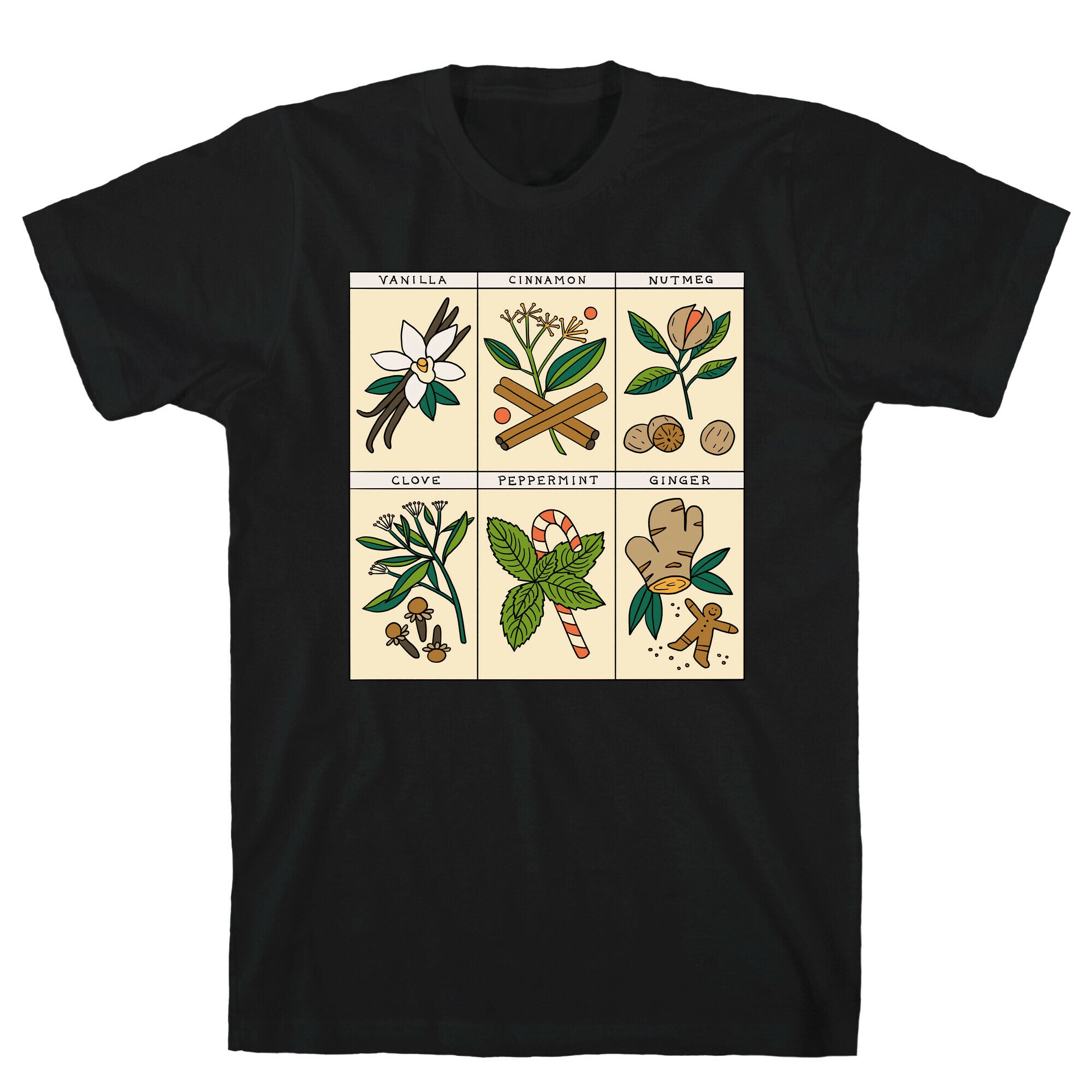 Holiday Spice Botanicals T-Shirt