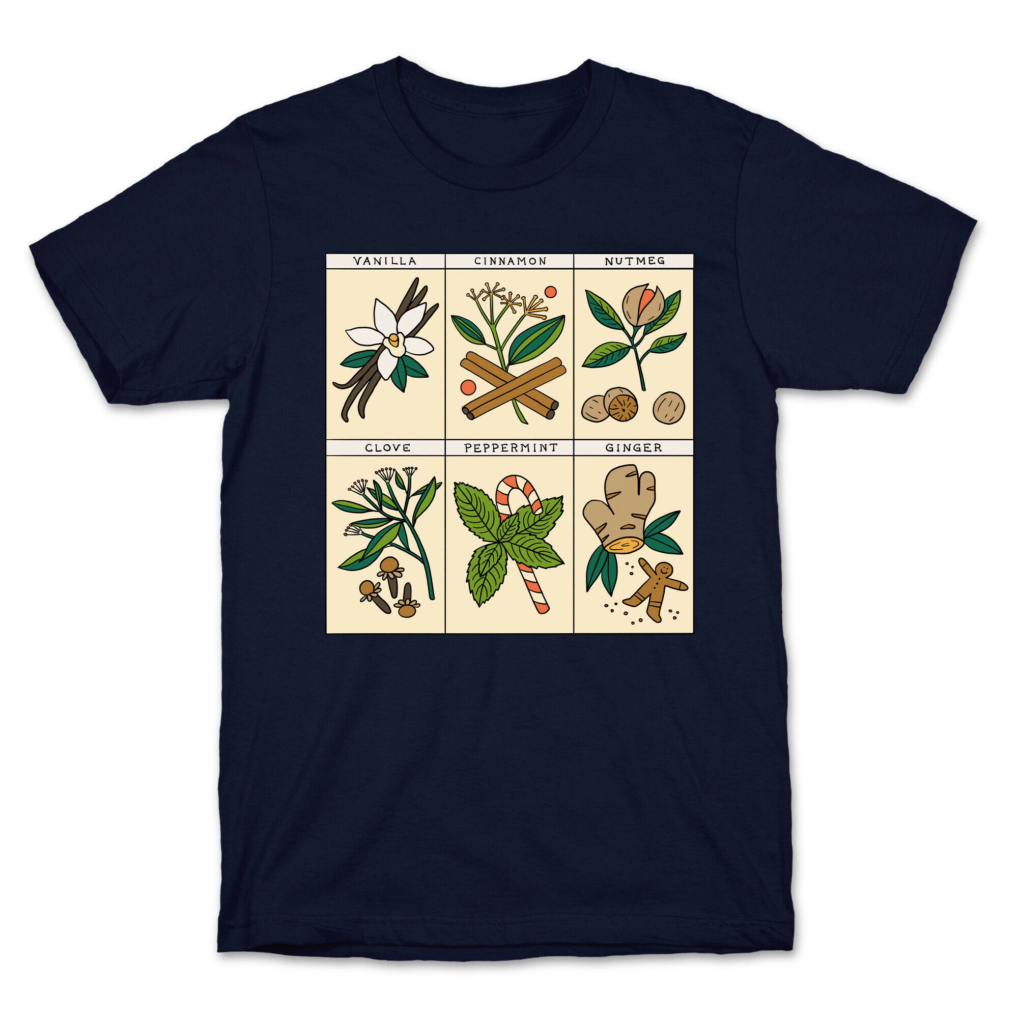 Holiday Spice Botanicals T-Shirt