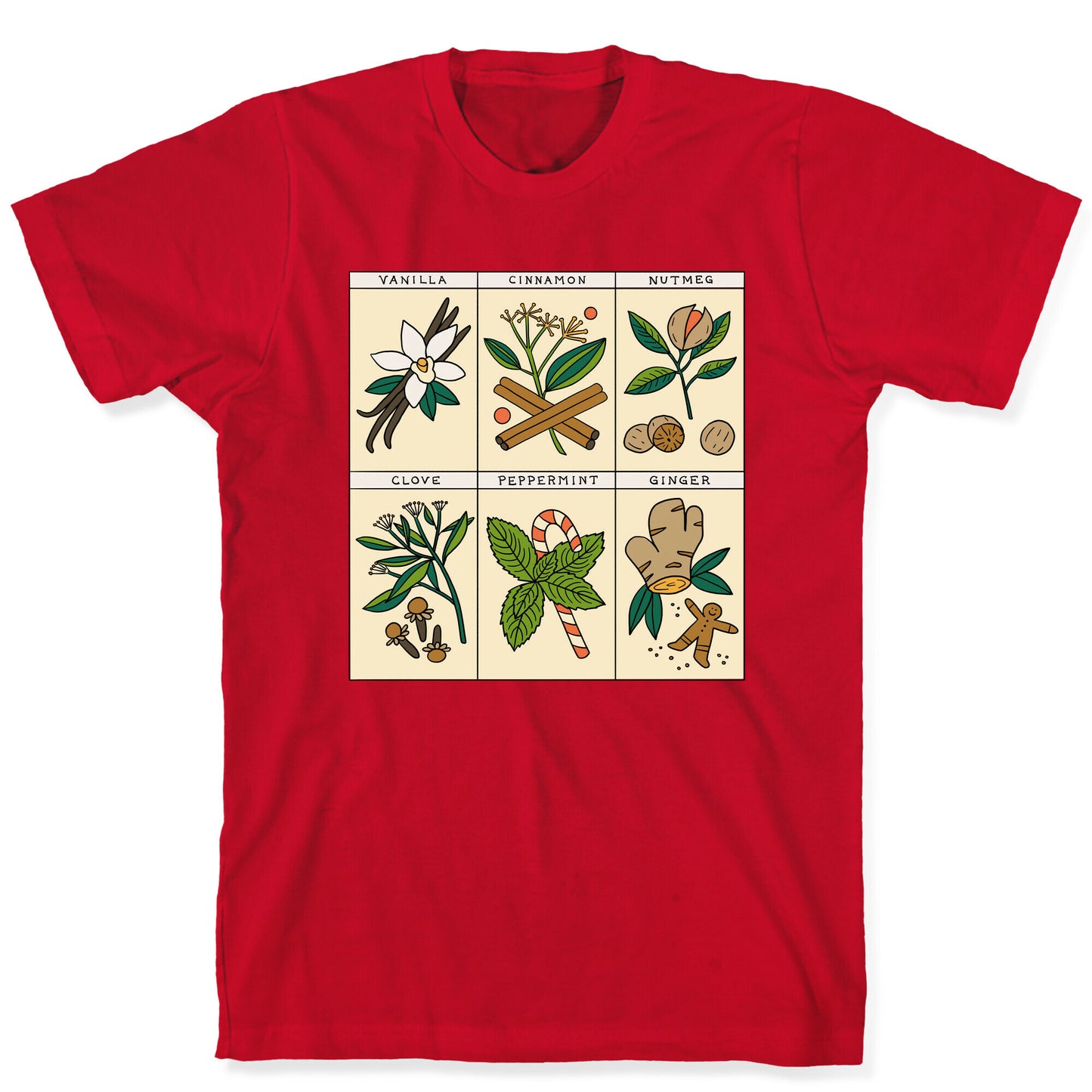 Holiday Spice Botanicals T-Shirt