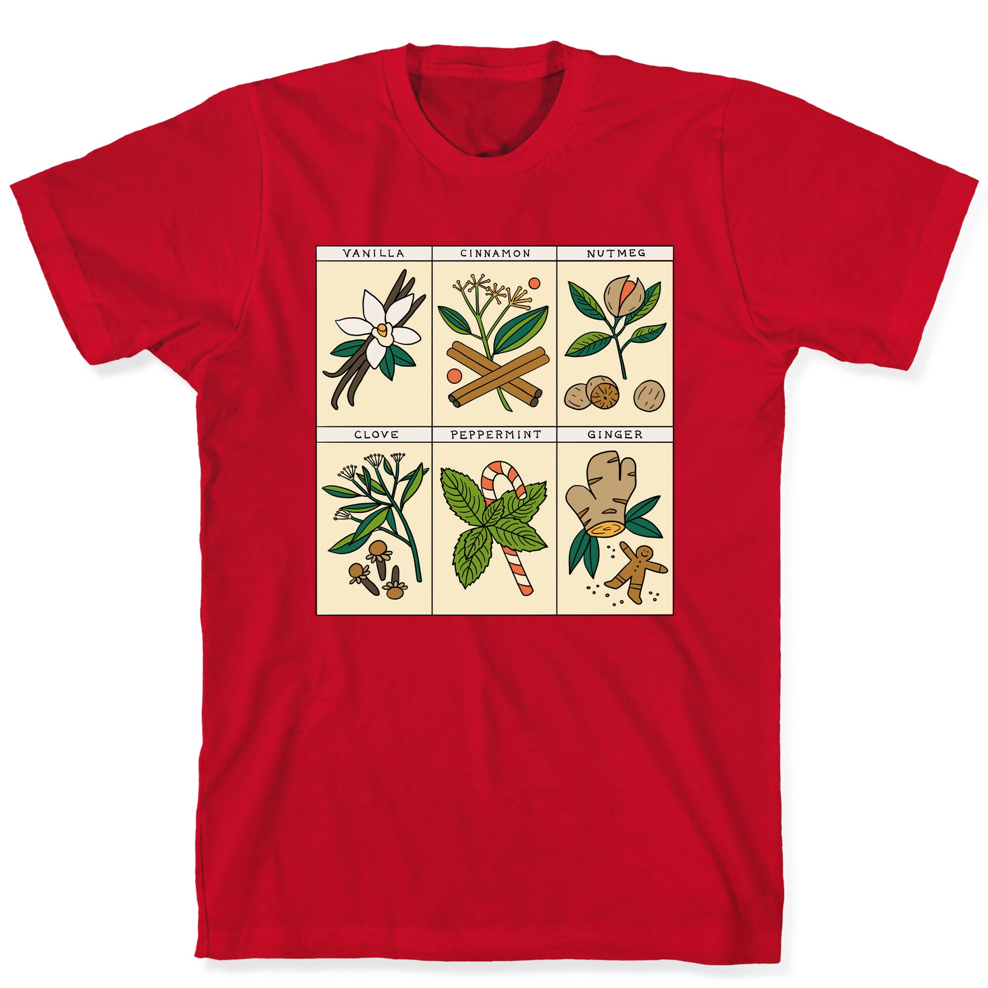 Holiday Spice Botanicals T-Shirt