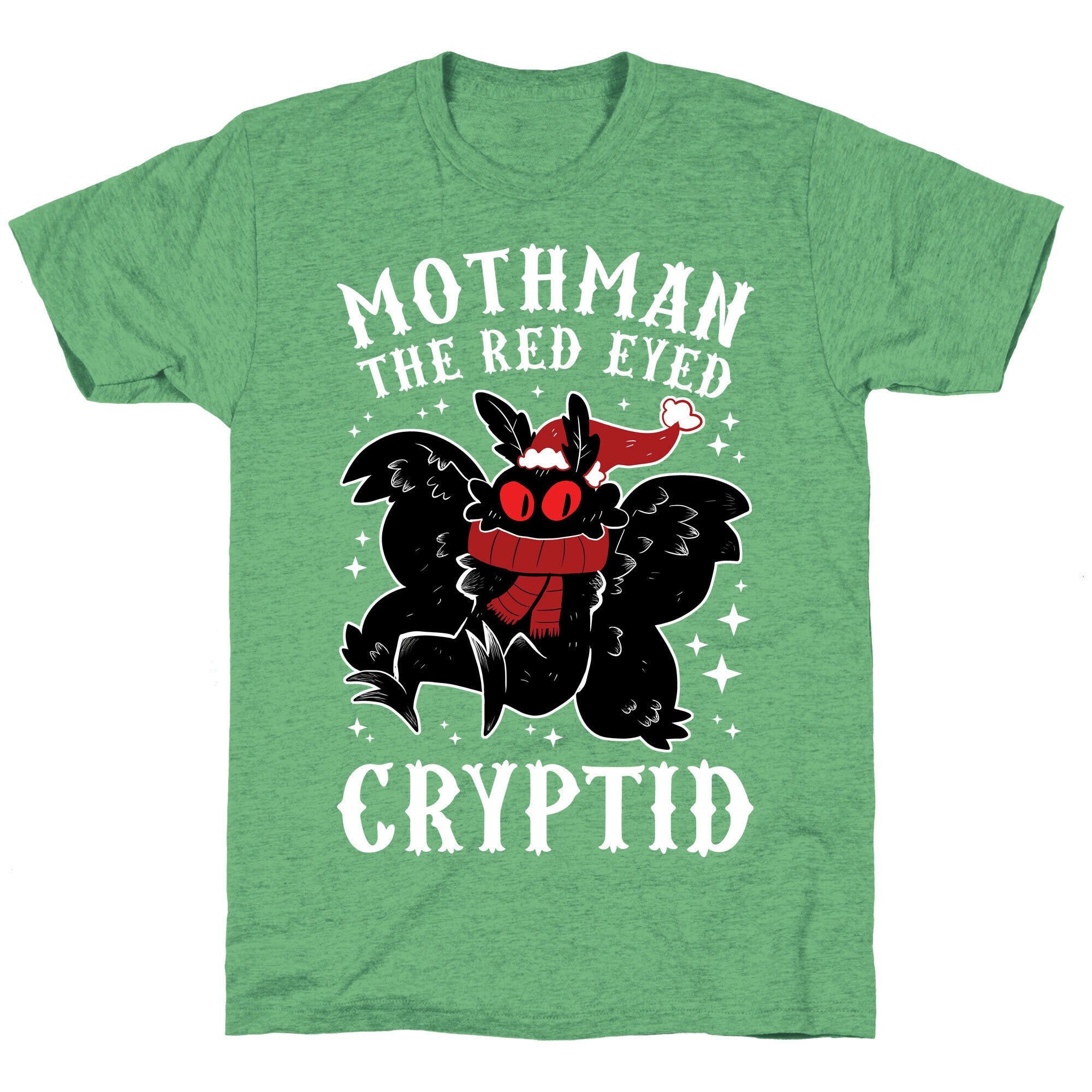Mothman The Red Eyed Cryptid Unisex Triblend Tee