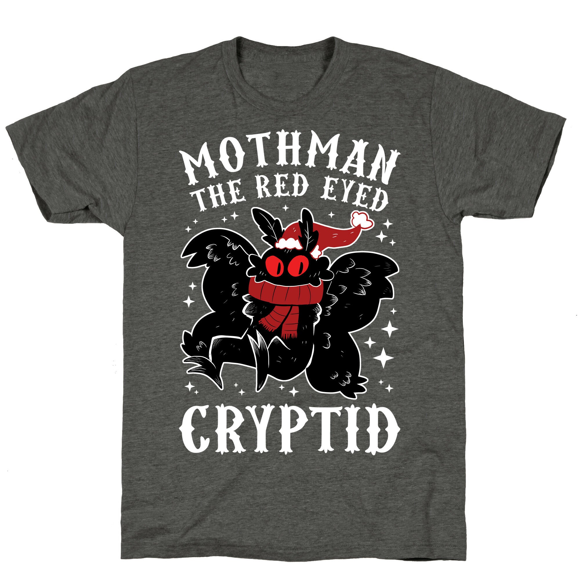 Mothman The Red Eyed Cryptid Unisex Triblend Tee