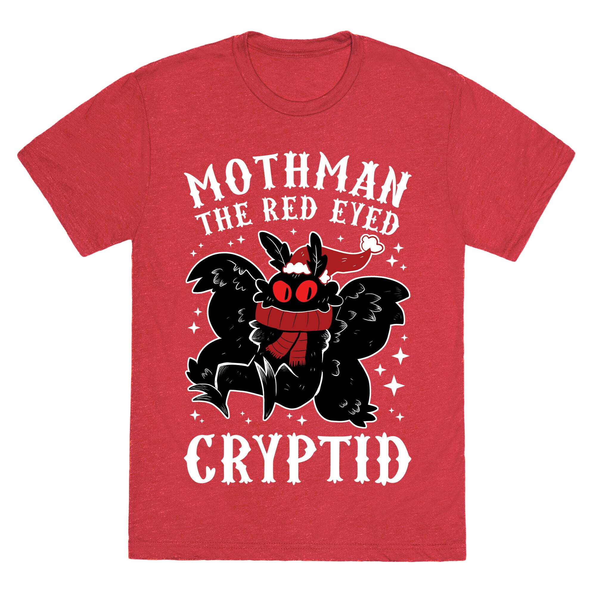 Mothman The Red Eyed Cryptid Unisex Triblend Tee