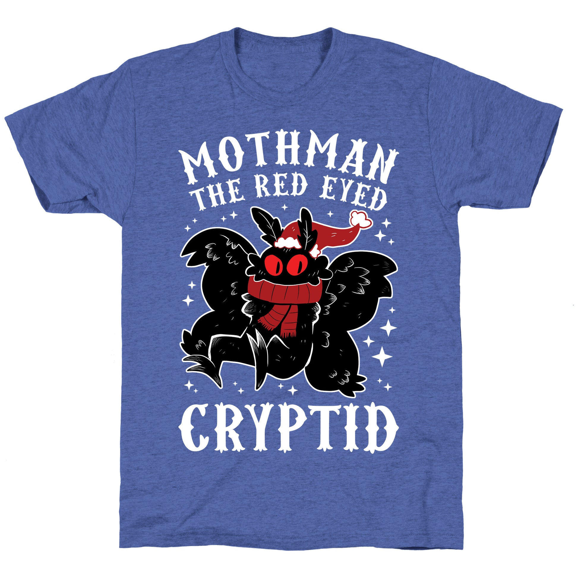 Mothman The Red Eyed Cryptid Unisex Triblend Tee