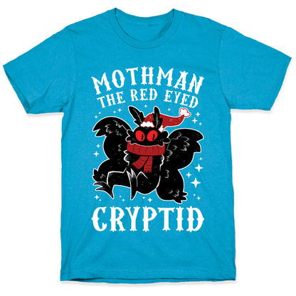 Mothman The Red Eyed Cryptid Unisex Triblend Tee