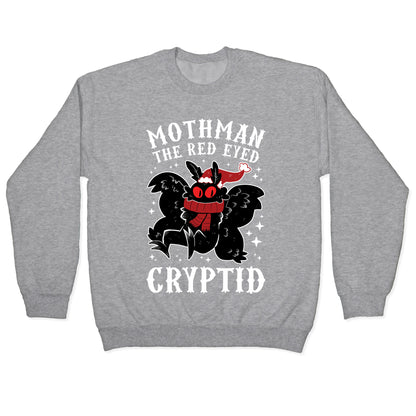 Mothman The Red Eyed Cryptid Crewneck Sweatshirt