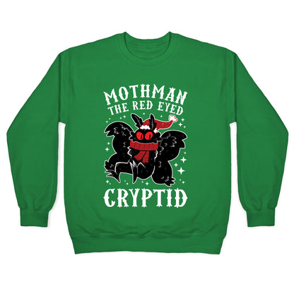 Mothman The Red Eyed Cryptid Crewneck Sweatshirt