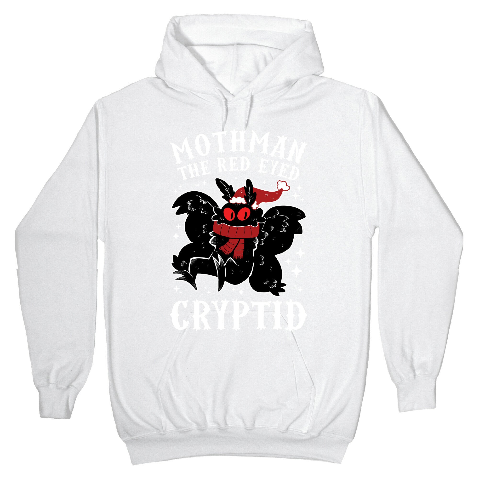 Mothman The Red Eyed Cryptid Hoodie