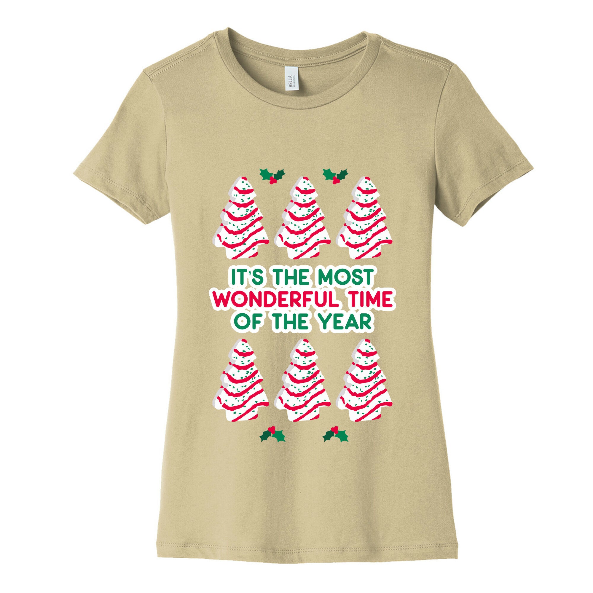 It's the Most Wonderful Time of the Year (Holiday Tree Cake Time) Women's Cotton Tee