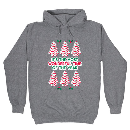 It's the Most Wonderful Time of the Year (Holiday Tree Cake Time) Hoodie