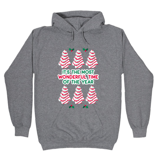 It's the Most Wonderful Time of the Year (Holiday Tree Cake Time) Hoodie