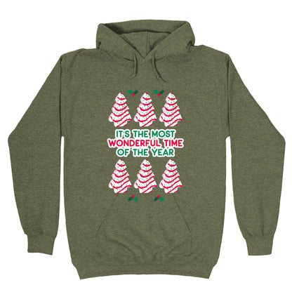 It's the Most Wonderful Time of the Year (Holiday Tree Cake Time) Hoodie