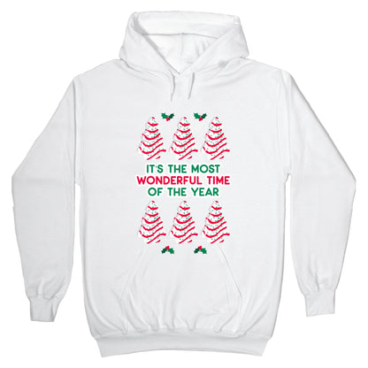 It's the Most Wonderful Time of the Year (Holiday Tree Cake Time) Hoodie