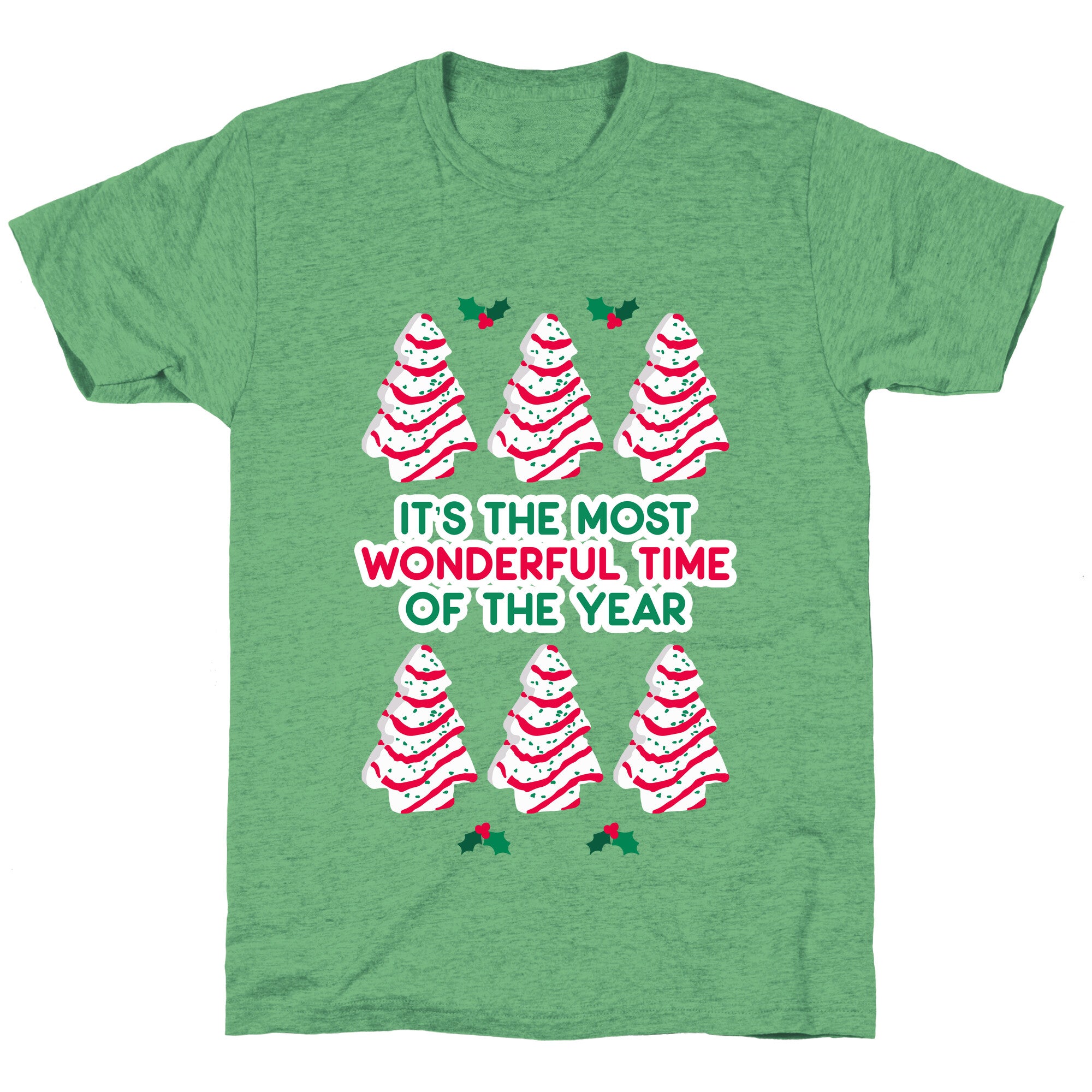 It's the Most Wonderful Time of the Year (Holiday Tree Cake Time) Unisex Triblend Tee