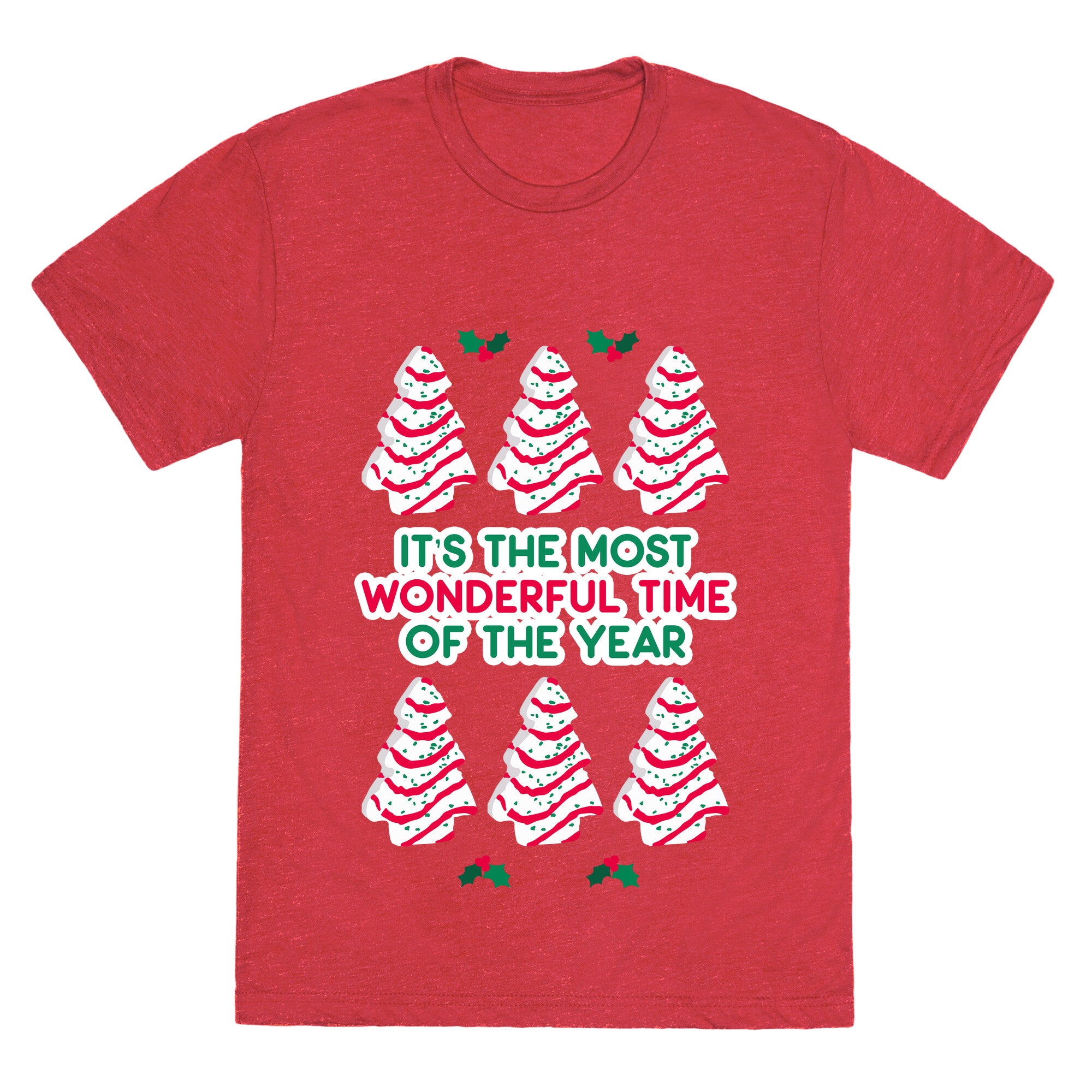It's the Most Wonderful Time of the Year (Holiday Tree Cake Time) Unisex Triblend Tee