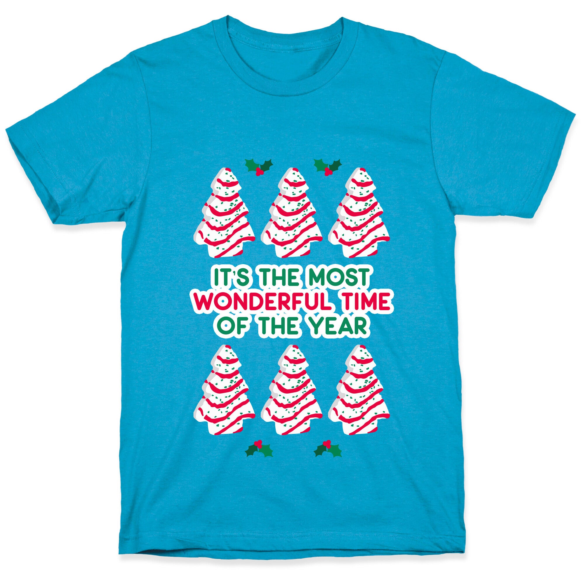 It's the Most Wonderful Time of the Year (Holiday Tree Cake Time) Unisex Triblend Tee