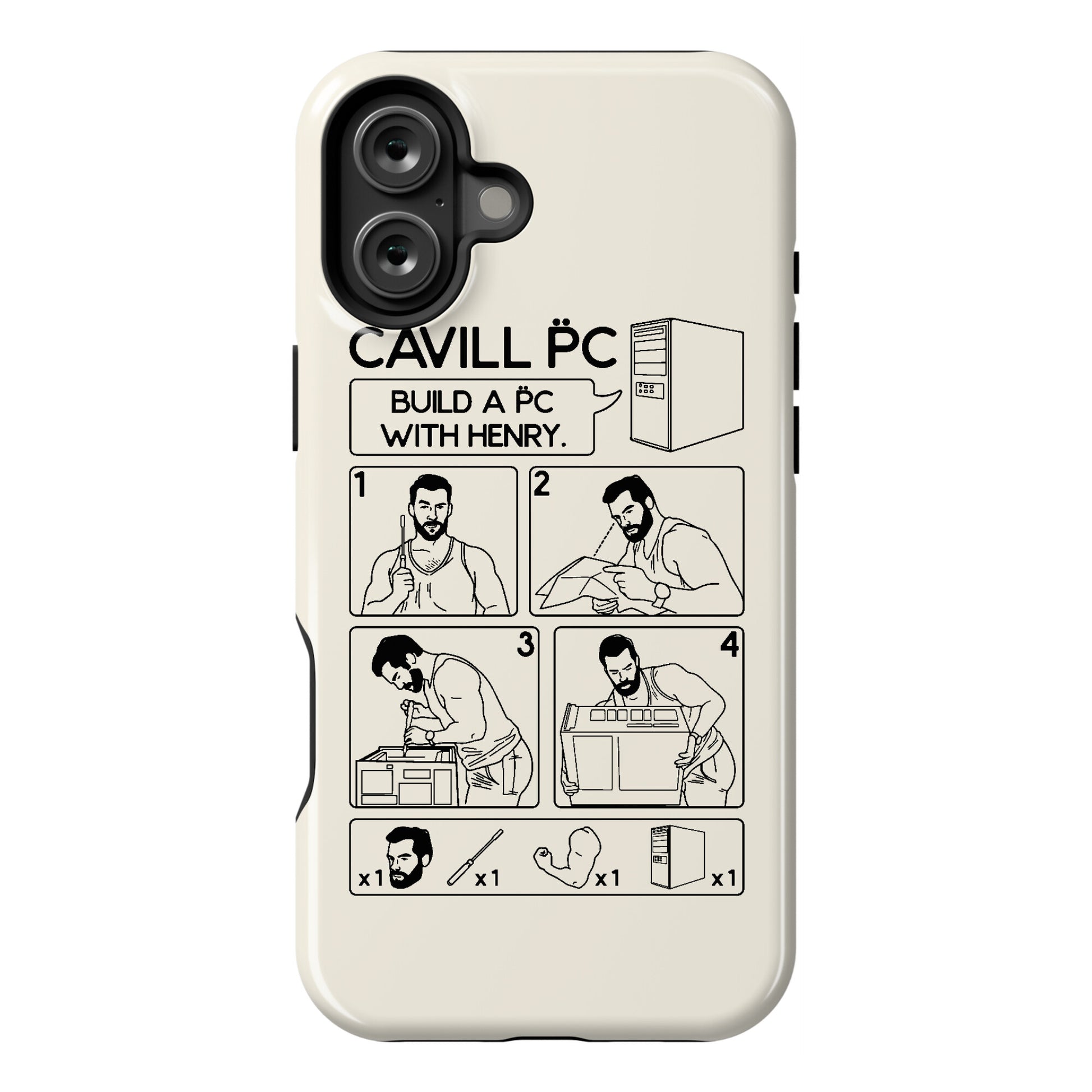 Cavill PC Parody Phone Case