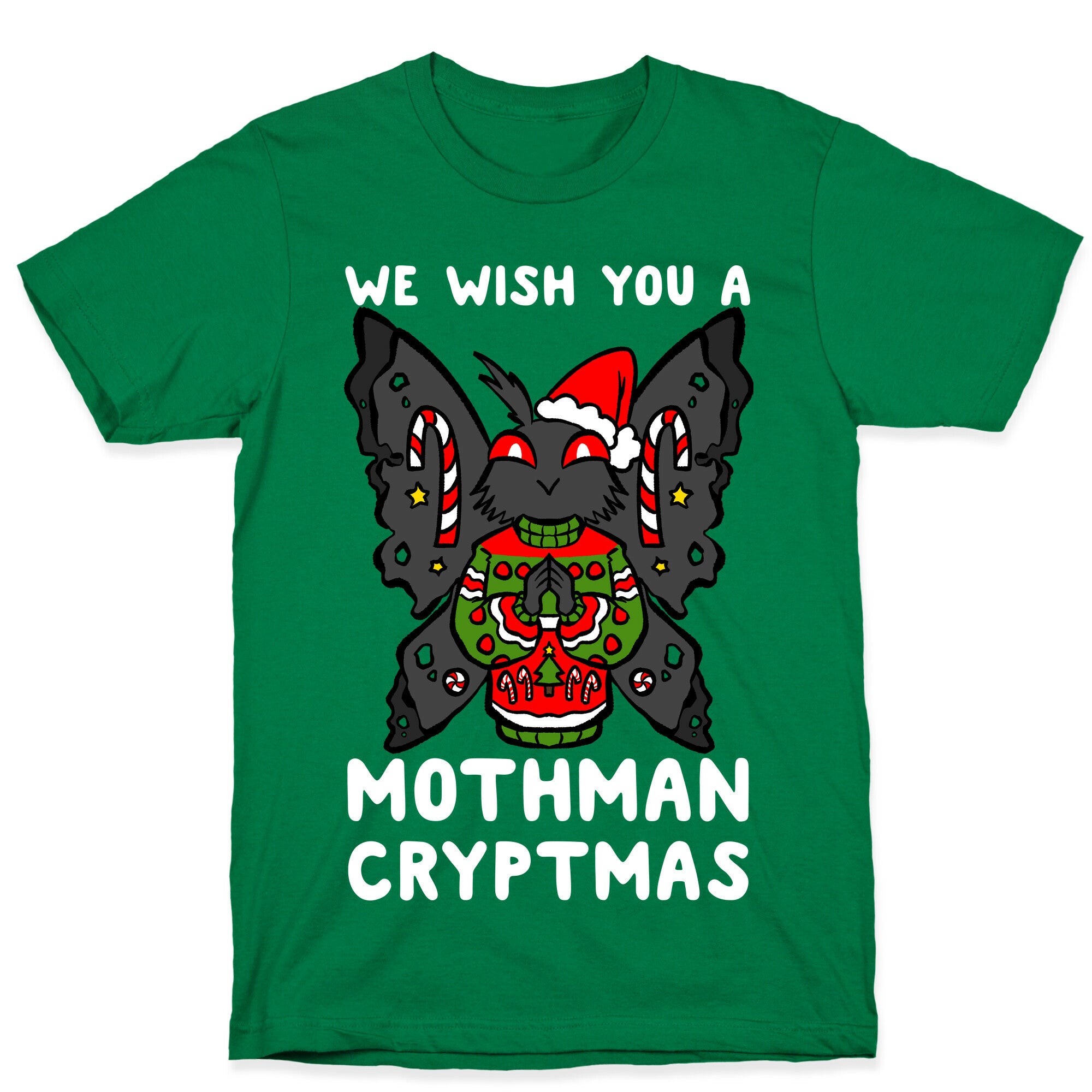 We Wish You A Mothman Cryptmas T-Shirt