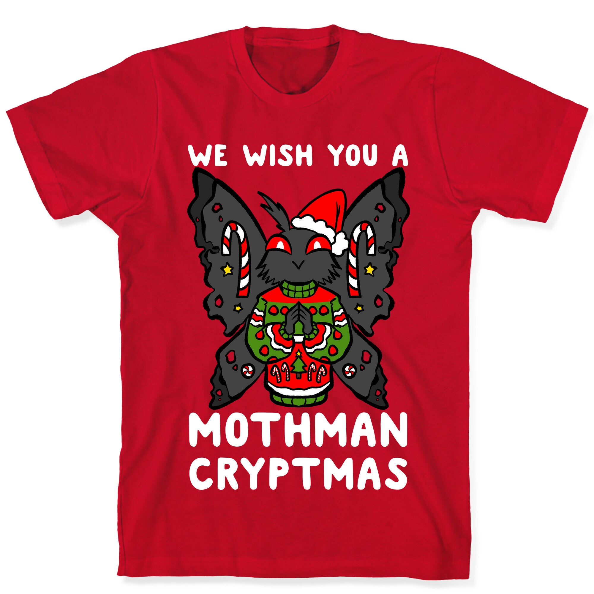We Wish You A Mothman Cryptmas T-Shirt