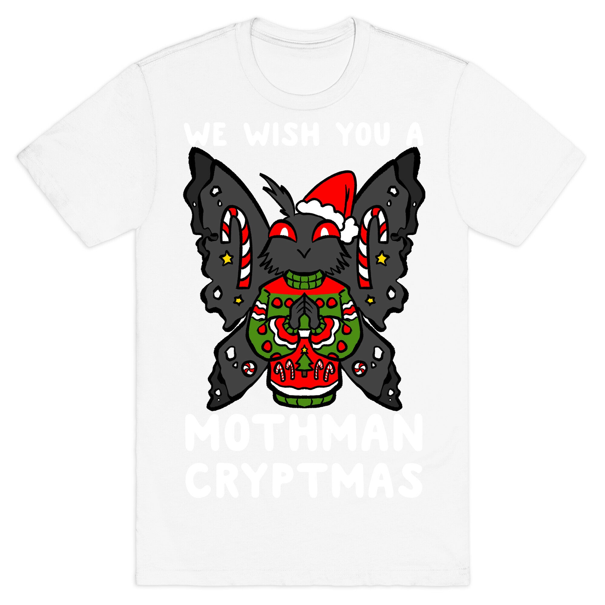 We Wish You A Mothman Cryptmas T-Shirt