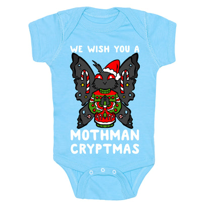 We Wish You A Mothman Cryptmas Baby One Piece