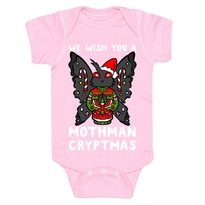 We Wish You A Mothman Cryptmas Baby One Piece