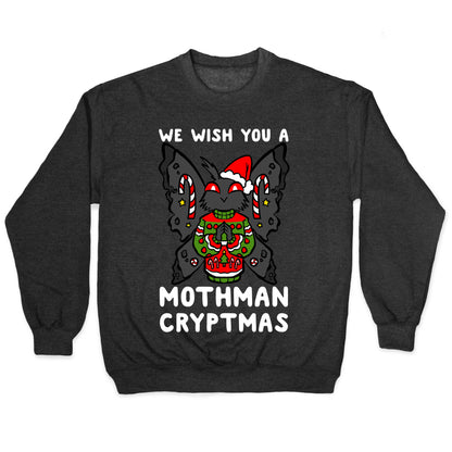 We Wish You A Mothman Cryptmas Crewneck Sweatshirt