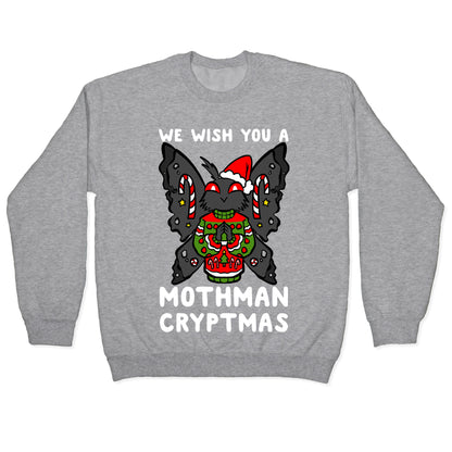 We Wish You A Mothman Cryptmas Crewneck Sweatshirt