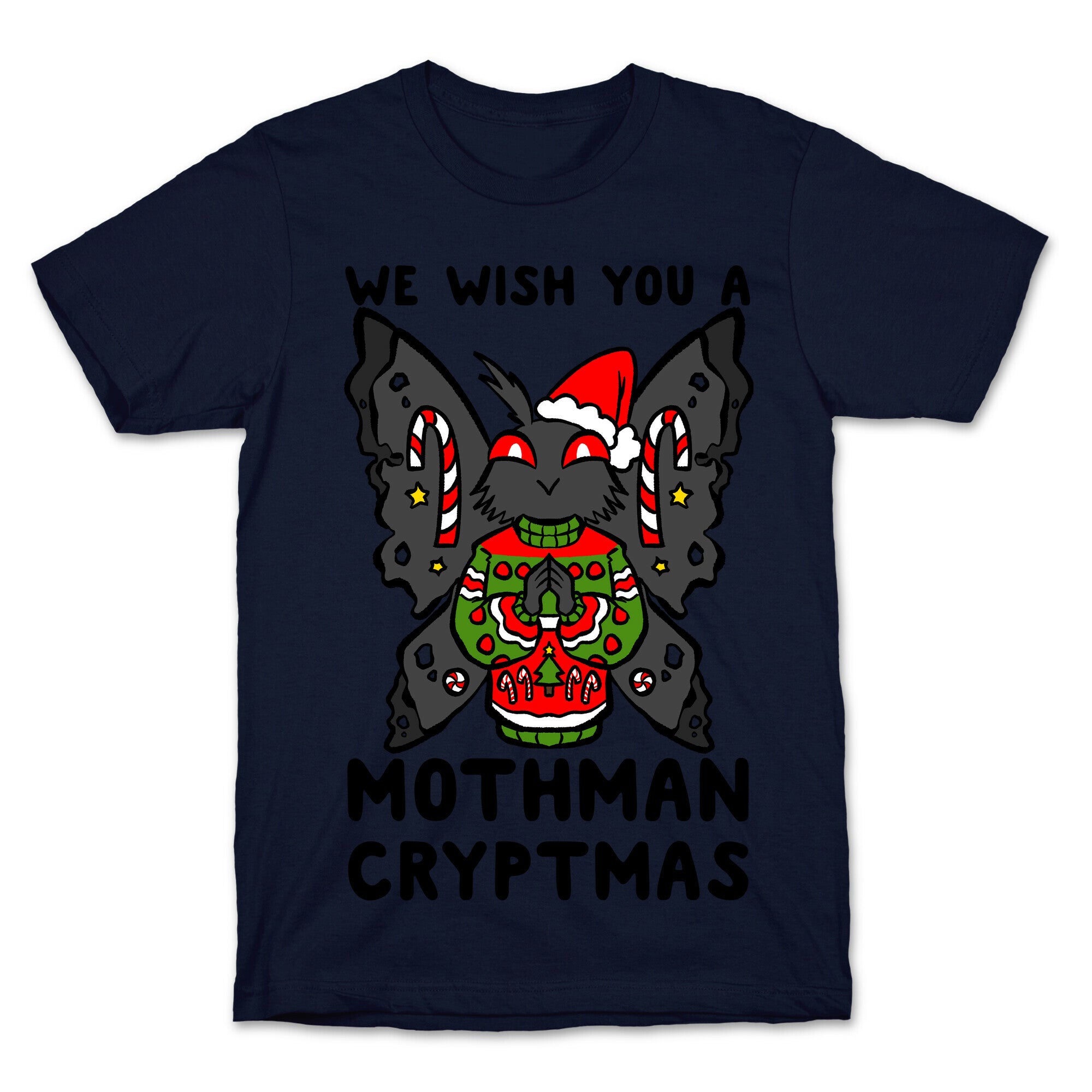 We Wish You A Mothman Cryptmas T-Shirt