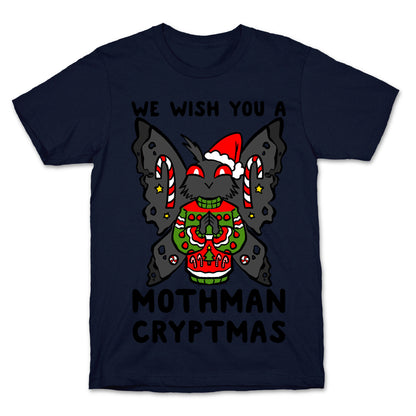 We Wish You A Mothman Cryptmas T-Shirt