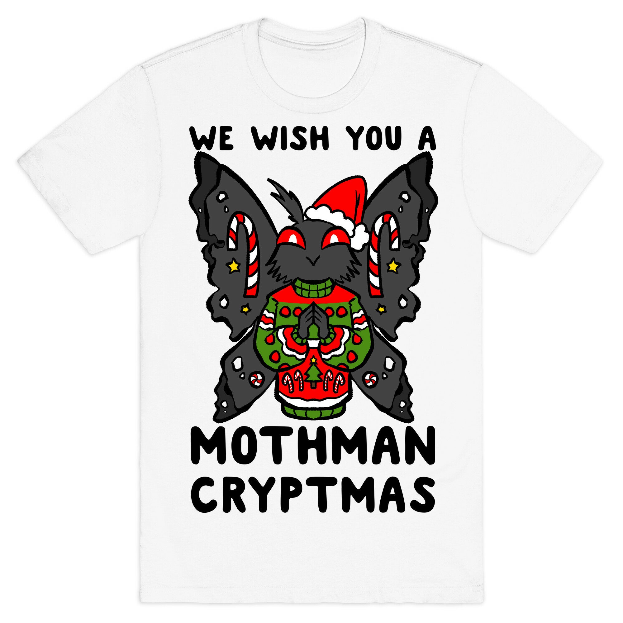 We Wish You A Mothman Cryptmas T-Shirt