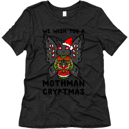 We Wish You A Mothman Cryptmas Women's Triblend Tee