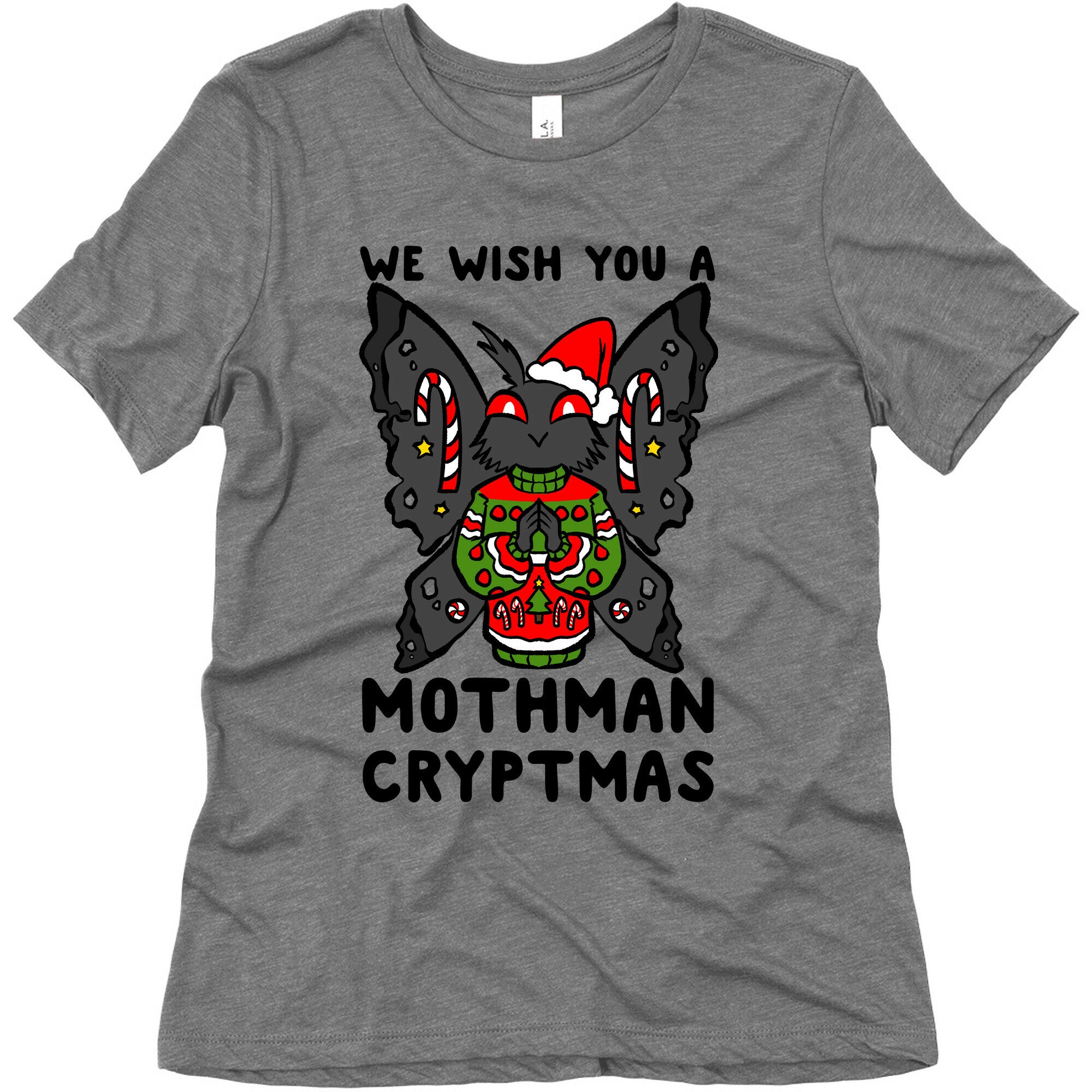 We Wish You A Mothman Cryptmas Women's Triblend Tee