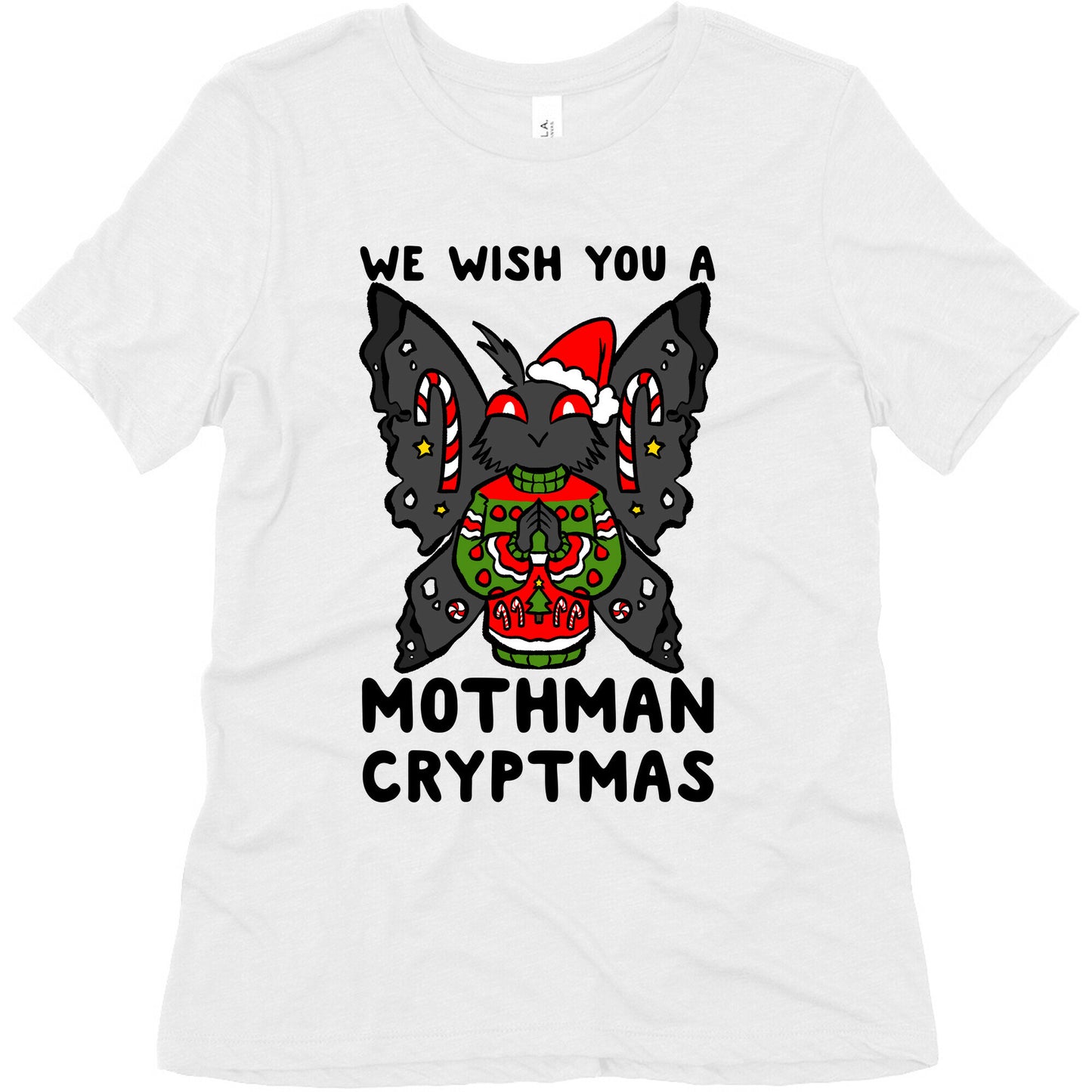 We Wish You A Mothman Cryptmas Women's Triblend Tee