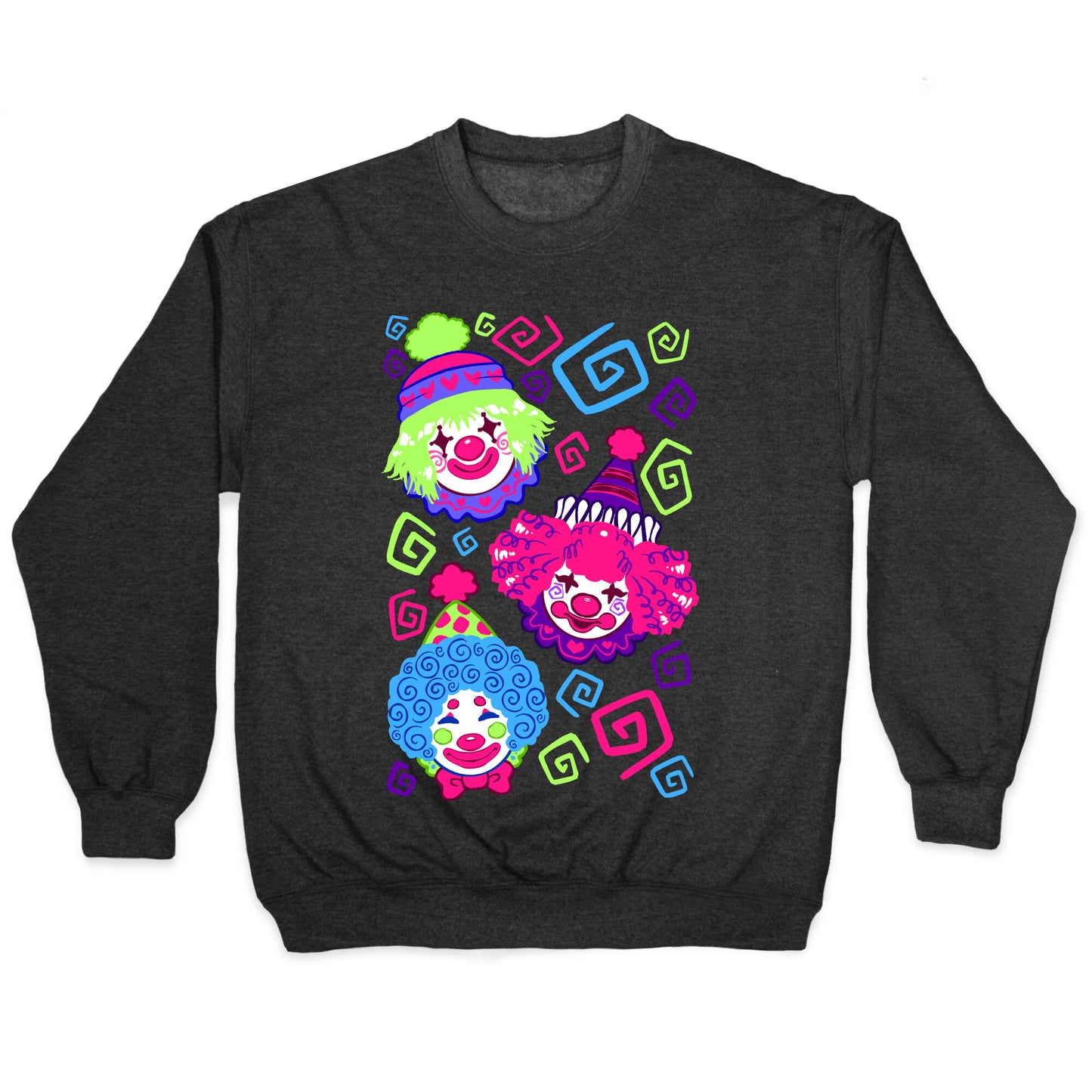 Kawaii Clowns Crewneck Sweatshirt