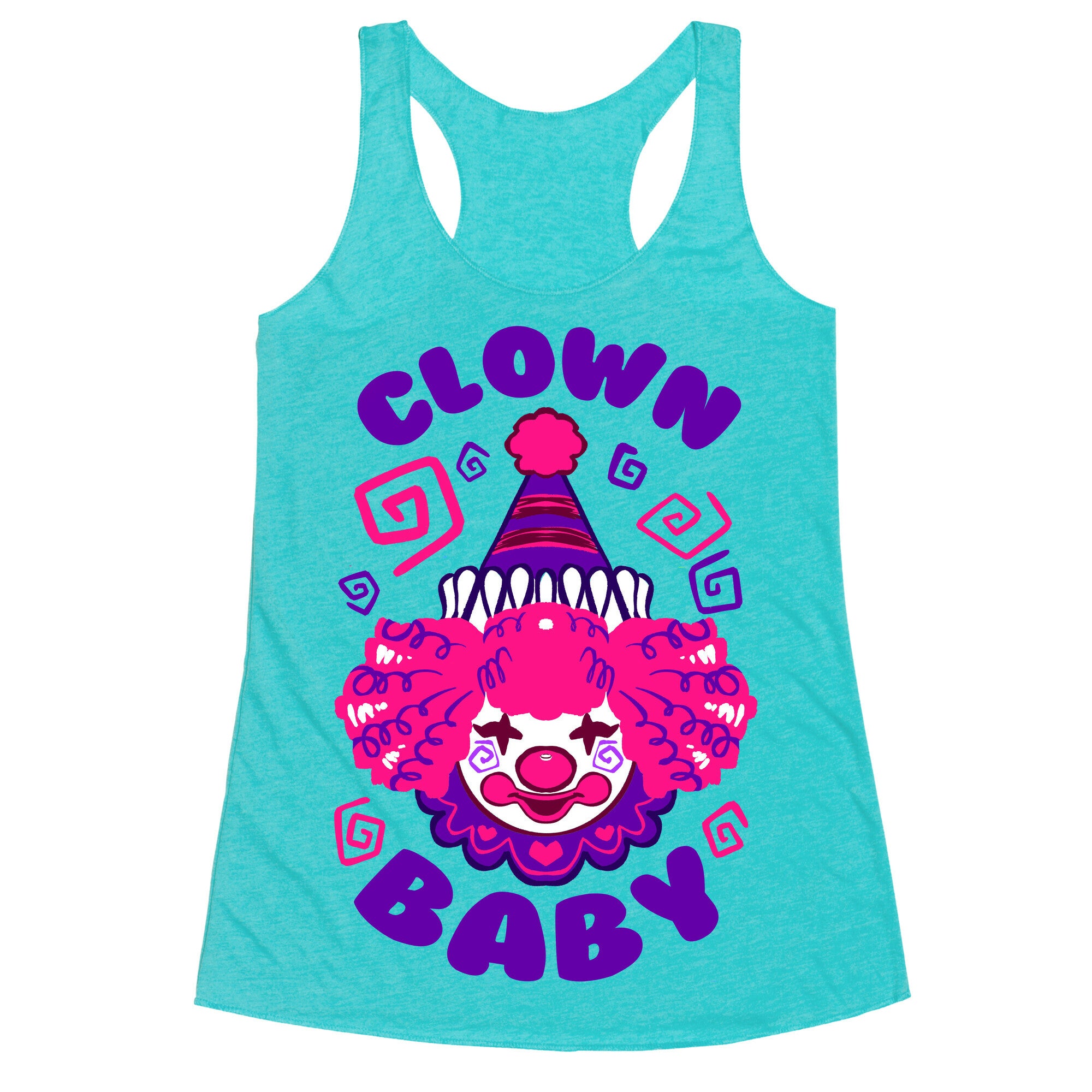 Clown Baby Racerback Tank