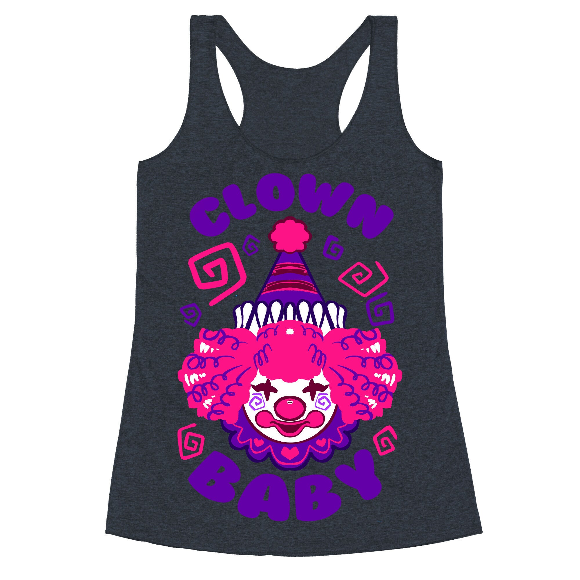 Clown Baby Racerback Tank