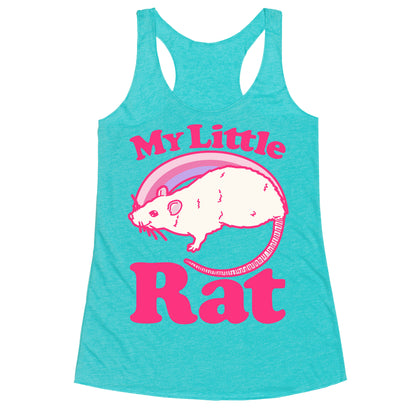 My Little Rat Parody Racerback Tank